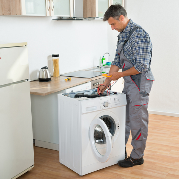 can you walk me through the steps of troubleshooting my washer issue in Bainbridge Indiana